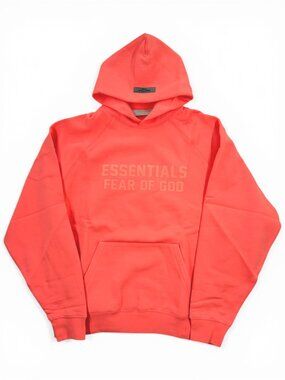 Essentials Fear of God Hoodie Coral Medium